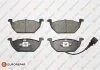 Колодки гальмівні (передні) Audi A3/Skoda Fabia/Octavia 96-13/VW Caddy 04-15/Golf 97- (+датчик) EUROREPAR 1617254080 (фото 1)