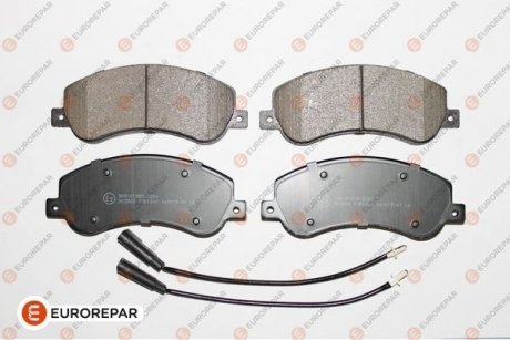 Колодки гальмівні (передні) Ford Transit 2.2-2.4TDCi 06-14 (з датчиками) EUROREPAR 1617286380
