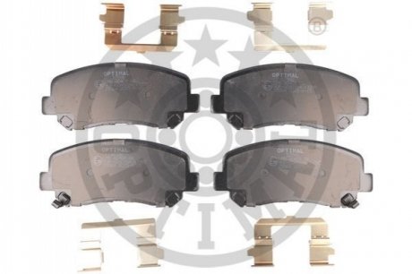 Колодки гальмівні (передні) Mazda CX-5 11- (Akebono) (з аксесуарами) OPTIMAL BP12590