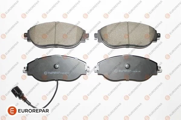 Колодки гальмівні (передні) VW Passat/Golf 13- (TRW) Q+ (з датчиком) EUROREPAR 1639373480 (фото 1)