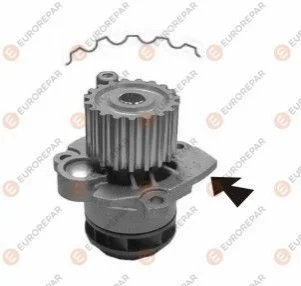 Помпа води VW T5/Caddy 1.9TDI/2.0SDI 03- EUROREPAR 1635178380 (фото 1)