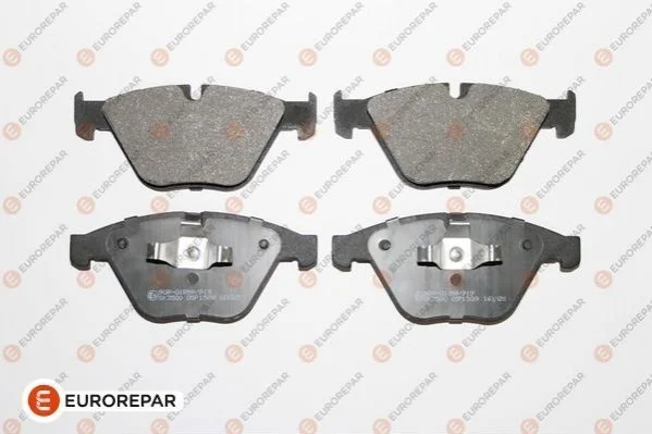 Колодки гальмівні (передні) BMW 3 (E90-93/F30/F80) 04-/5 (E60-61)/6 (E63-64)/7 (E65-67) 01-10/X1/Z4 EUROREPAR 1617264280 (фото 1)
