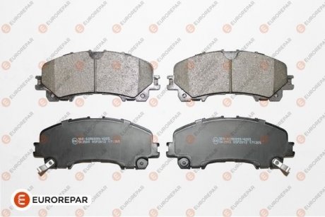 Колодки гальмівні (передні) Nissan Koleos 16-/X-Trail/Infiniti Q50/Q60/QX50 13-/Renault Koleos 16- EUROREPAR 1675996380 (фото 1)