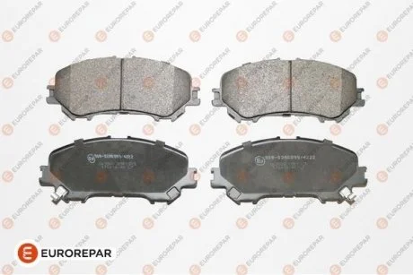 Комплект гальмівних колодок (передніх) Nissan Qashqai II/X-Trail/ Renault Kadjar 13- EUROREPAR 1667814380