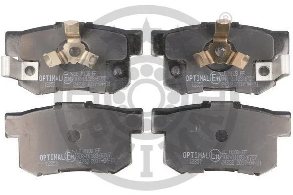 Колодки гальмівні (задні) Honda CR-V 2.0/2.4 CTDi 01- OPTIMAL BP12353 (фото 1)