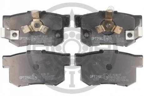 Колодки гальмівні (задні) Honda CR-V 2.0/2.4 CTDi 01- OPTIMAL BP12353