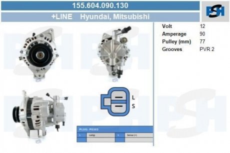 Генератор PSH 155604090130