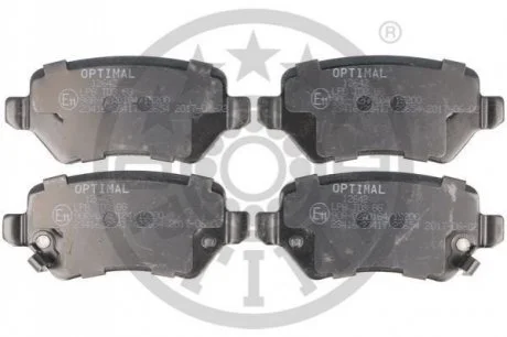 Колодки гальмівні (задні) Opel Combo/Astra/Corsa/Meriva/Zafira 98-/Hyundai ix20/Kia Venga/Ceed 10- OPTIMAL BP12642