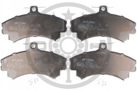 Колодки гальмівні (передні) Mitsubishi Carisma 1.6i/1.8 16V/1.9 TD 95-06 OPTIMAL BP10074