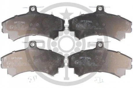 Колодки гальмівні (передні) Mitsubishi Carisma 1.6i/1.8 16V/1.9 TD 95-06 OPTIMAL BP10074