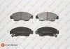 Колодки гальмівні (передні) Honda Civic V/VI 91-01/VIII 10-12/Jazz 02- EUROREPAR 1617268680 (фото 1)