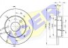 Диск гальмівний (передній) Renault Megane/ Clio 1.2-1.9 90-03 (238x12mm) ICER 78BD47052 (фото 1)