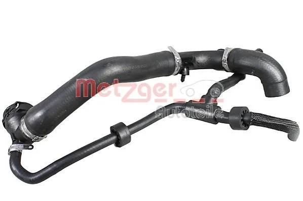 Патрубок радіатора VW Caddy/Golf 1.6/2.0TDI 07-15 METZGER 2420903 (фото 1)
