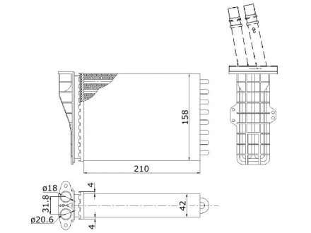 Радіатор опалення STARLINE RTA6249