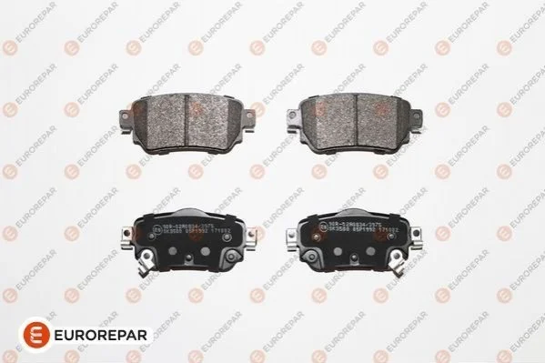 Колодки гальмівні (задние) Nissan Qashqai II/X-Trail/ Renault Kadjar 13- EUROREPAR 1667816580 (фото 1)