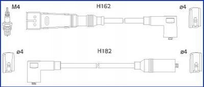 Дроти запалення, набір HITACHI 134709