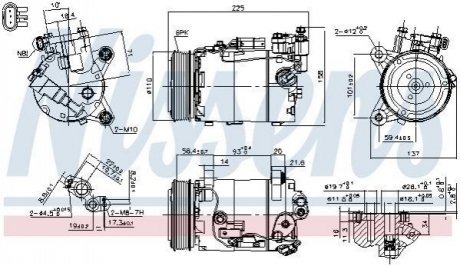 Автозапчасть NISSENS 890600
