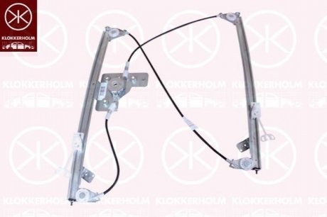 Склопідіймач (передній) Citroen C4 Picasso/Grand Picasso 14- (L) (електро) (без моторчика) KLOKKERHOLM 05401801