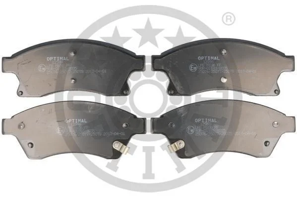 Колодки гальмівні (передні) Chevrolet Aveo I/II 11-/Cruze/Opel Astra H/J 09-/Nissan Rogue 10-13 OPTIMAL BP12399 (фото 1)