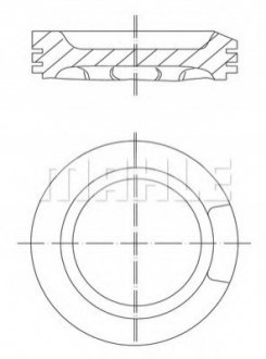 Поршень MAHLE / KNECHT 0330400