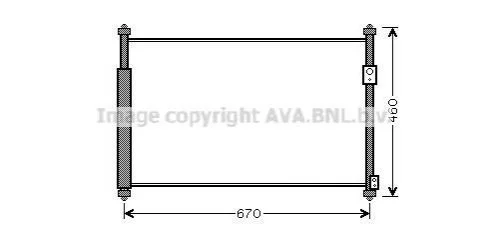 Конденсор кондиционера GR VITARA 16i/19i/19D 05- (AVA) AVA COOLING SZ5108D (фото 1)