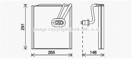 Випаровувач кондиціонера AVA COOLING HYV444