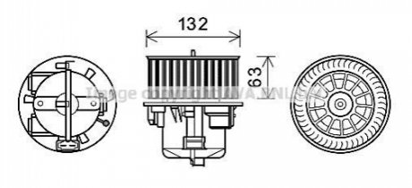 WENTYLATOR NAGRZ. VOLVO S60/V60 10- AVA COOLING VO8178