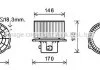 WENTYLATOR NAGRZ.SANTA FE 2.0 01- AVA COOLING HY8556 (фото 1)