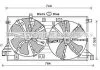 WENTYLATOR CHLOD. MAZDA 3 1.6 09- AVA COOLING MZ7550 (фото 1)