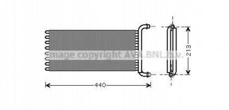 NAGRZEWNICA VITO 109-115CDI 03- AVA COOLING MSA6441