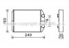 Радіатор обігрівача DACIA LODGY (2012) 1.6(AVA) AVA COOLING DAA6014 (фото 1)