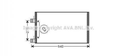 Радіатор кондиціонера AVA COOLING RTA5444