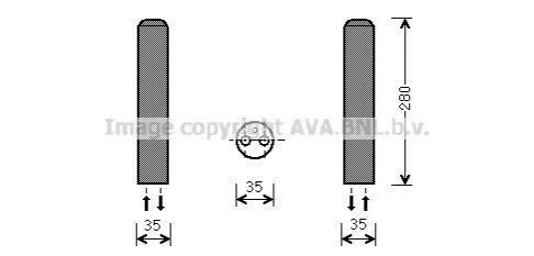 Осушувач кондиціонера AVA COOLING MZD234 (фото 1)