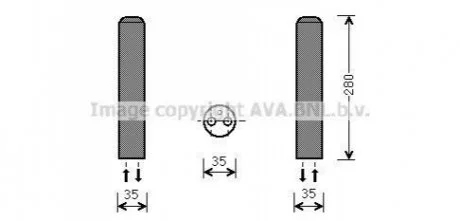 Осушувач кондиціонера AVA COOLING MZD234