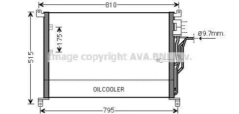 Радіатор кондиціонера AVA COOLING AI5301 (фото 1)