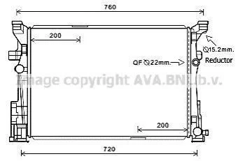 CHLODNICA DB Q30 15- AVA COOLING MS2652 (фото 1)