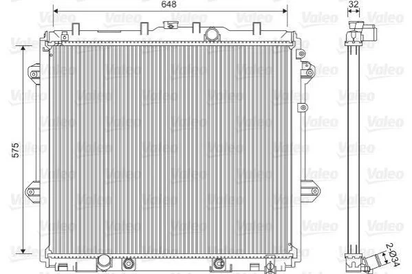 Теплообмінник VALEO 701555 (фото 1)