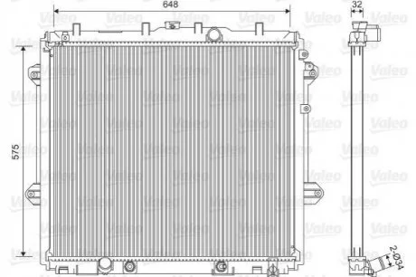 Теплообмінник VALEO 701555