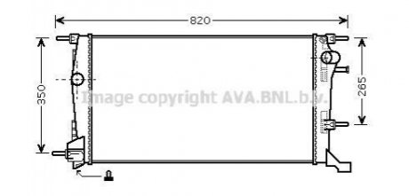 Автозапчасть AVA COOLING RTA2445