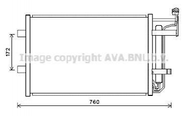 Автозапчастина AVA COOLING MZ5252D