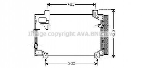 Автозапчасть AVA COOLING TO5394D