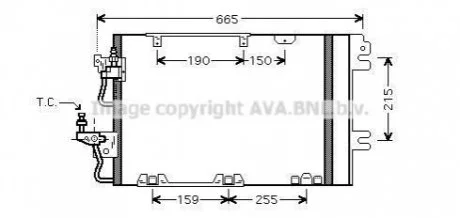 Автозапчасть AVA COOLING OL5384D