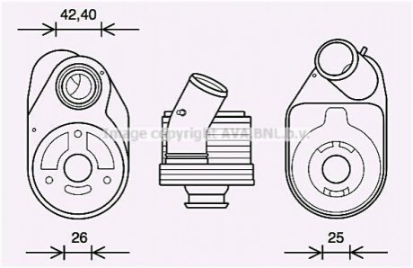 Автозапчастина AVA COOLING FT3610