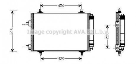 Автозапчастина AVA COOLING PEA5209D