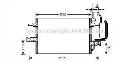 Автозапчасть AVA COOLING OL5349D