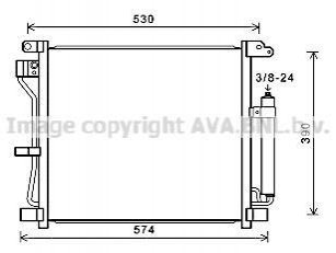 Автозапчасть AVA COOLING DN5403D