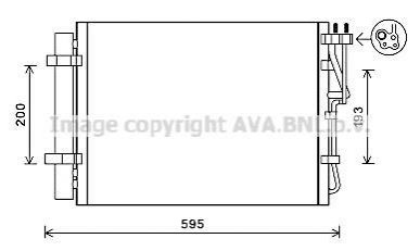 Автозапчасть AVA COOLING KA5198D