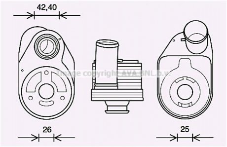 Автозапчасть AVA COOLING IV3136