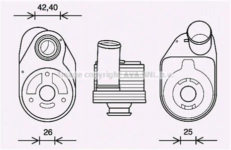 Автозапчастина AVA COOLING IV3136
