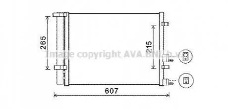 Автозапчасть AVA COOLING HYA5244D